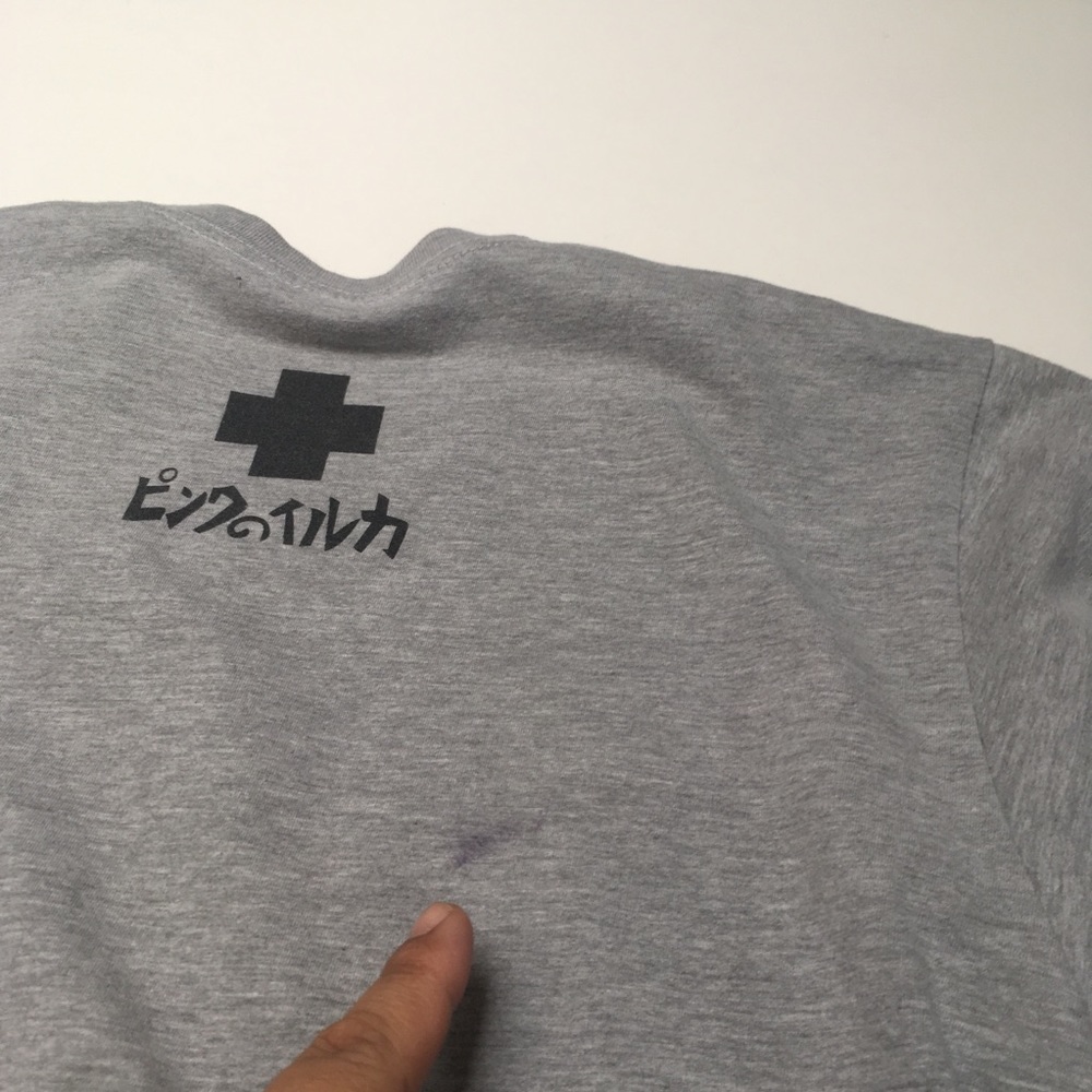 Pink Dolphin Gray Shirt Logo Street Hip Hop Japan - Picture 7 of 8